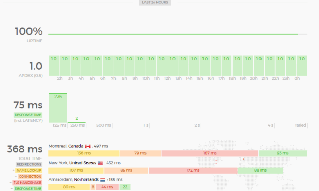 Sexiest Looking Uptime Monitor w/ API