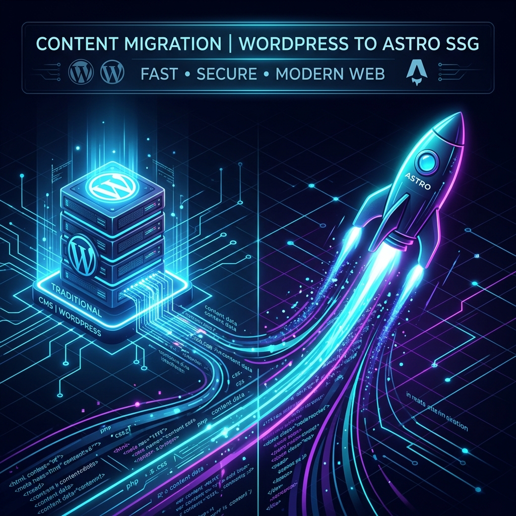Migrating away from WordPress at Lunch with AI