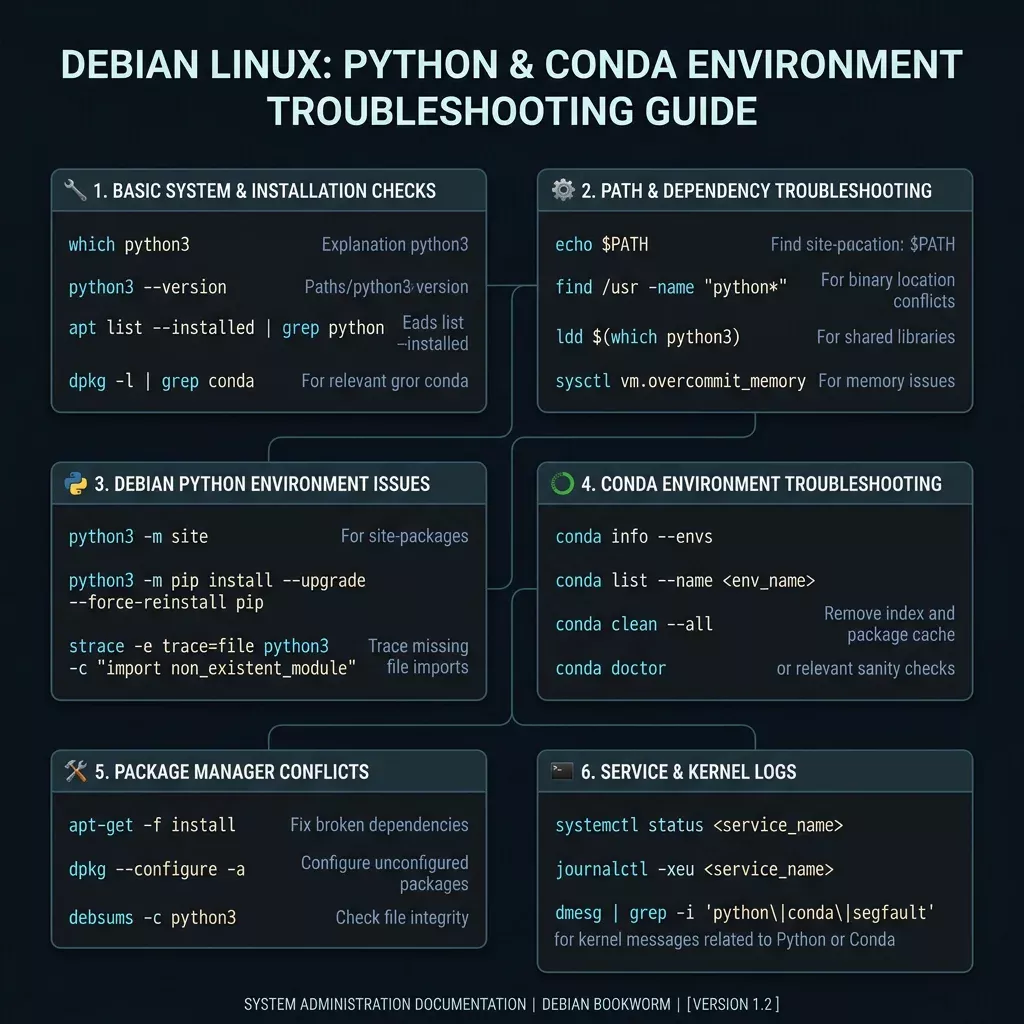 Troubleshooting Anaconda Installation Issues on Debian 12